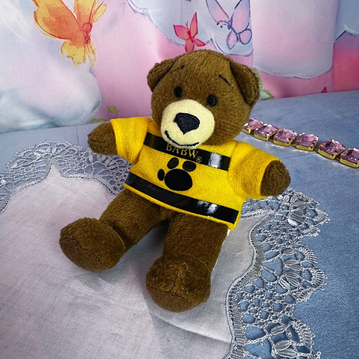 Vintage 2000s Build a Bear Happy Meal Toy - Mini Teddy Bear - Collectible Toys - ThrowbackBuys - Starbunnyvintage