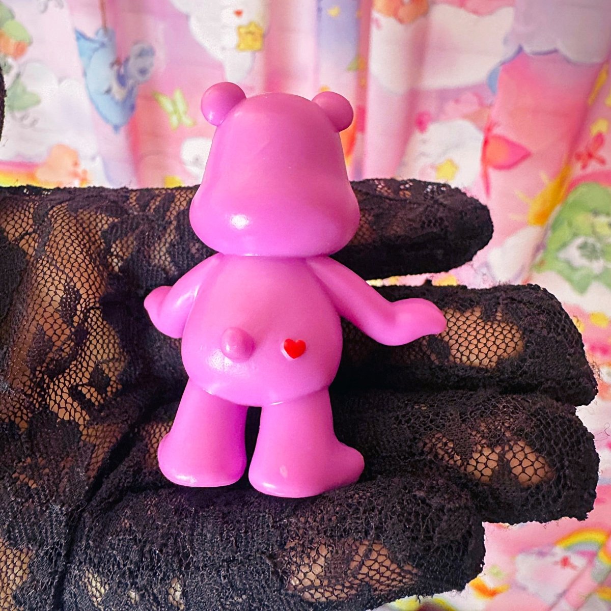 Vintage 2000s Care Bears Figurine - Cheer Bear Figure TCFC - Action Figures & Collectibles - ThrowbackBuys -Starbunnyvintage