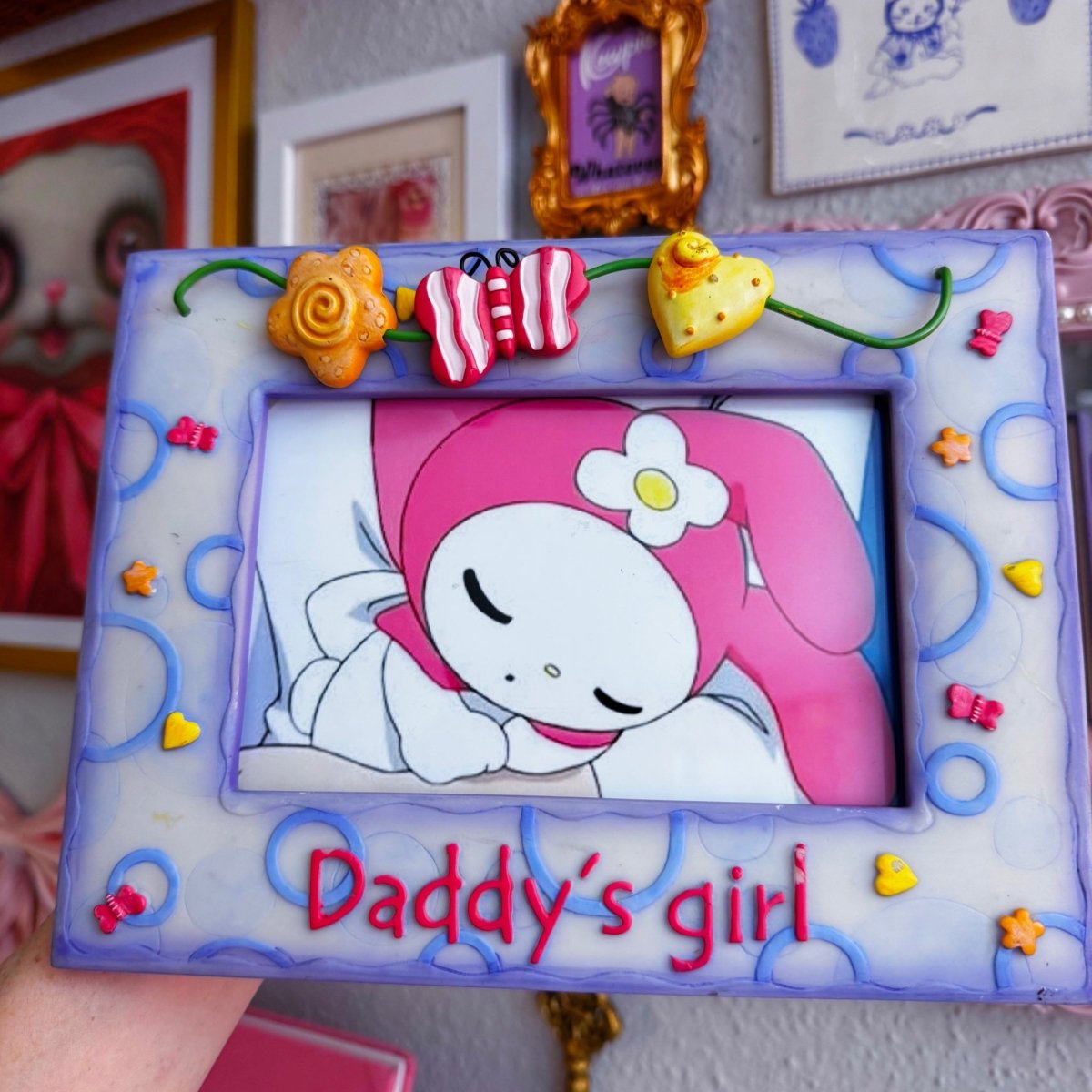 Vintage 2005 Daddy’s Girl Picture Frame 4x6 - Y2K Decor - ThrowbackBuys - Starbunnyvintage
