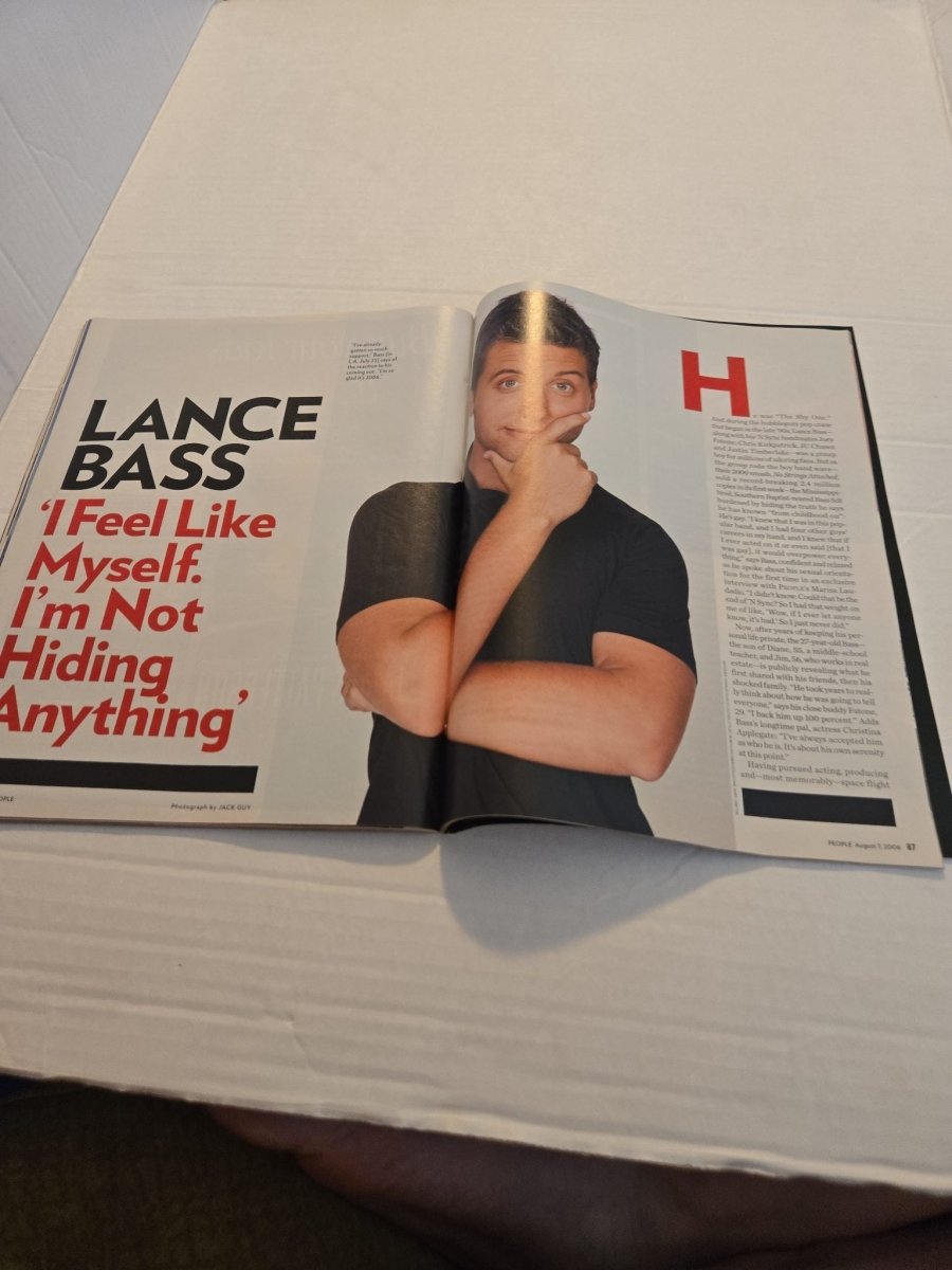 Vintage 2006 People Magazine N*SYNC Lance Bass - Magazines - ThrowbackBuys -Amanda's Awesome Finds