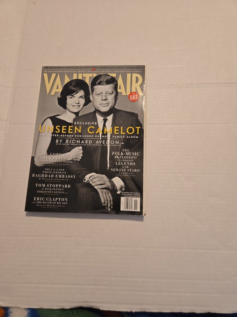 Vintage 2007 Vanity Fair Unseen Camelot John F and Jackie Kennedy Magazine - Magazines - ThrowbackBuys -Amanda's Awesome Finds