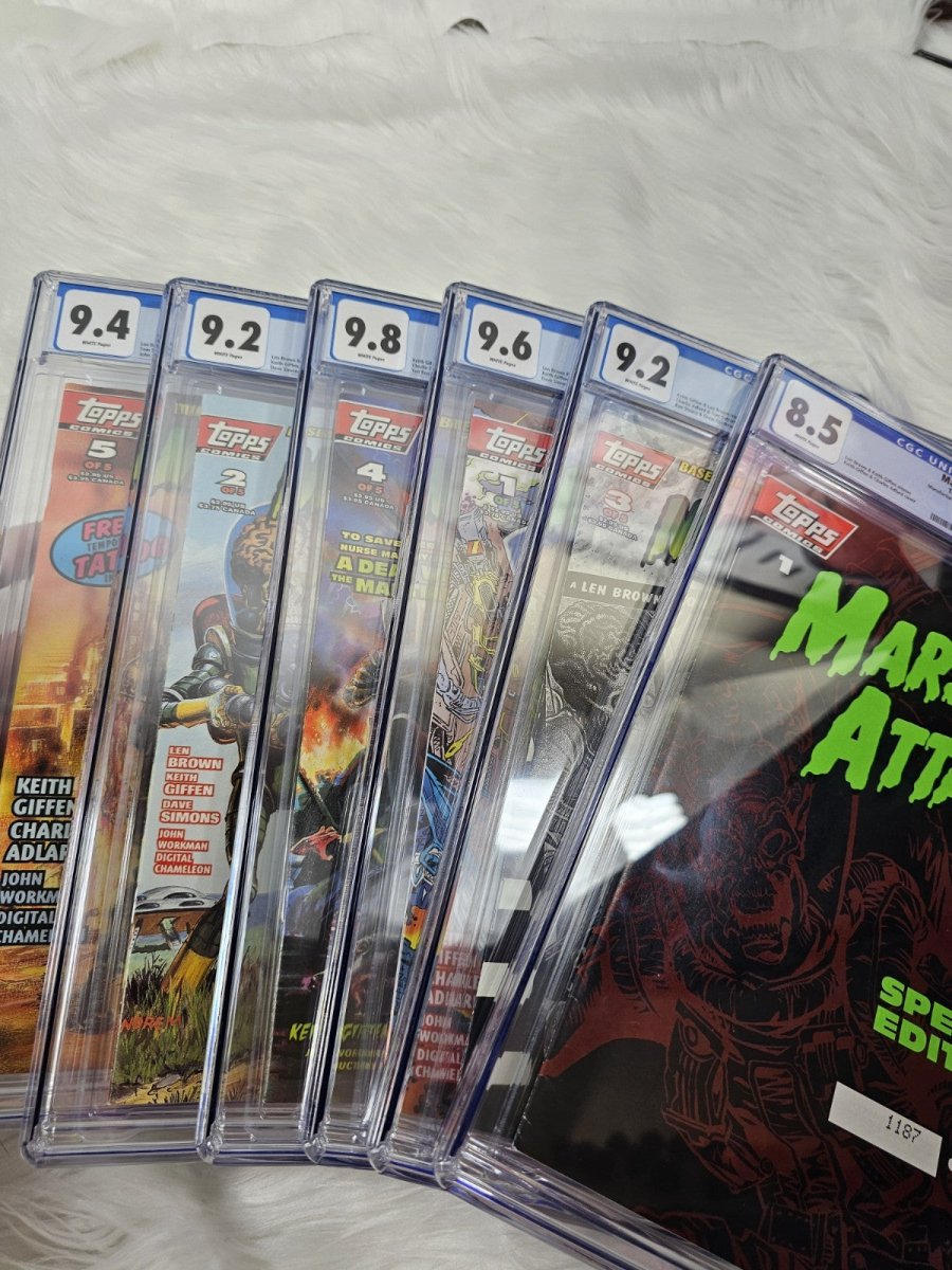 Vintage - 6 Mint Mars Attacks 1 - 5 CGC Comic Book + Special Edition - Comics - ThrowbackBuys - The Thrifty Gypsyy Shop