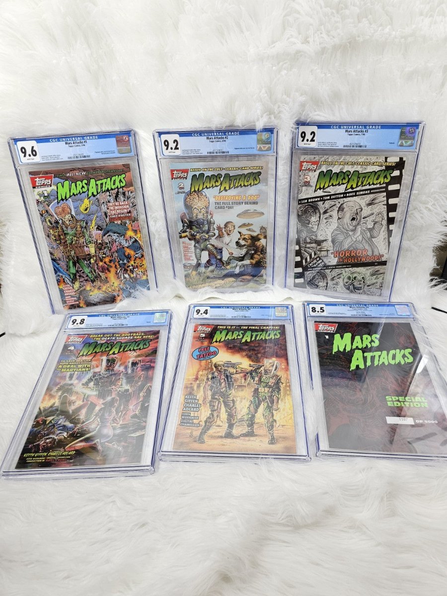 Vintage - 6 Mint Mars Attacks 1 - 5 CGC Comic Book + Special Edition - Comics - ThrowbackBuys - The Thrifty Gypsyy Shop