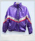 Vintage 80s - Lavon by Cheerful Corp: Purple Windbreaker Track Jacket - Jackets - ThrowbackBuys - ThrowbackBuys
