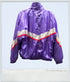 Vintage 80s - Lavon by Cheerful Corp: Purple Windbreaker Track Jacket - Jackets - ThrowbackBuys - ThrowbackBuys
