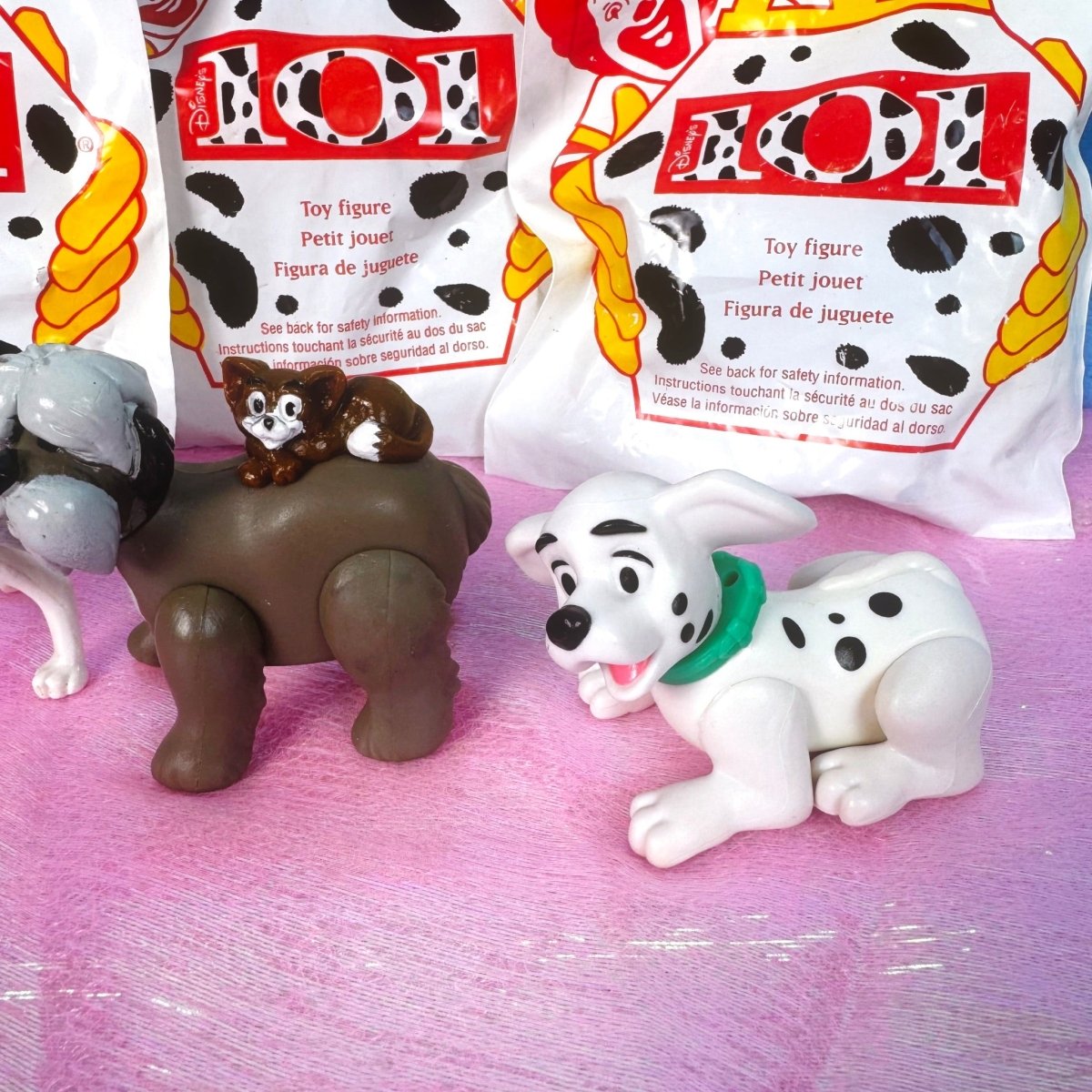 Vintage 90s 101 Dalmatians Happy Meal Toys, set of 6 - Collectible Toys - ThrowbackBuys -Starbunnyvintage
