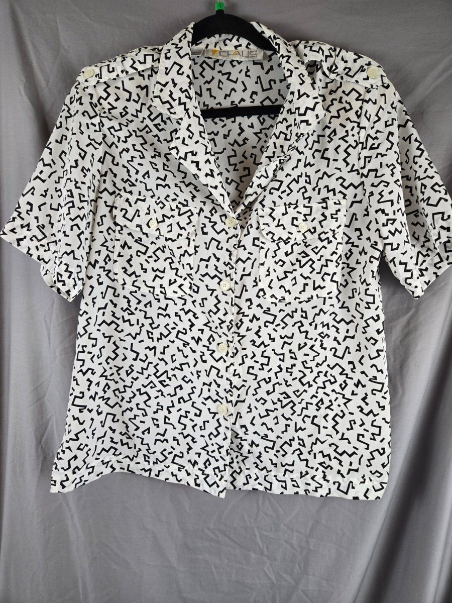 Vintage 90's CHAUS button down blouse - Shirts - ThrowbackBuys - Eclecticcherryreseller