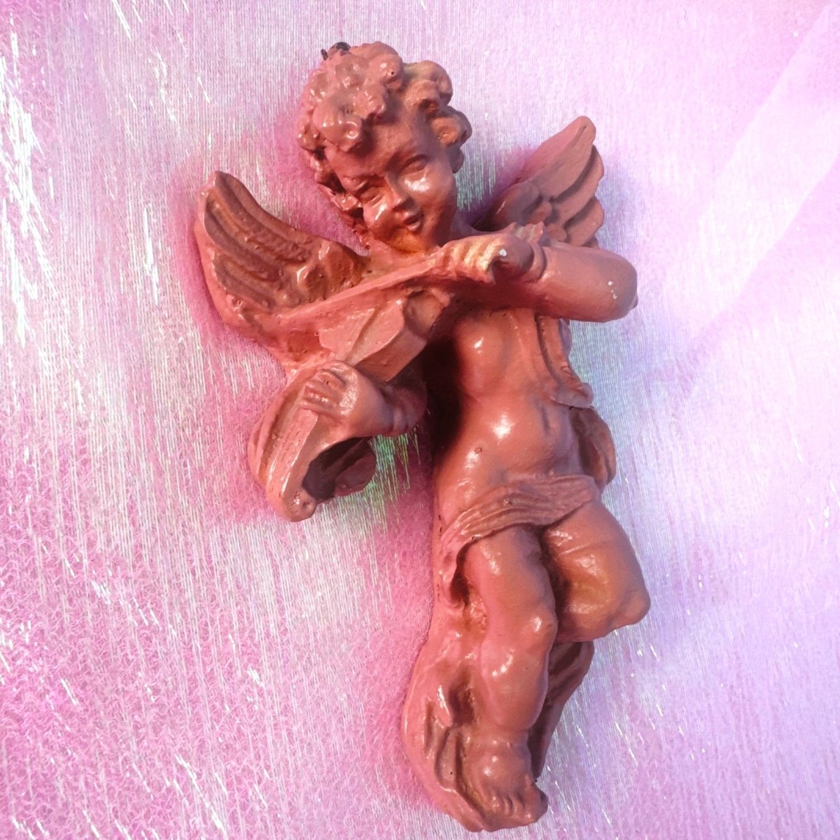 Vintage 90s Cherub Wall Hanging: Romantic Angel Home Decor - Decor - ThrowbackBuys -Starbunnyvintage