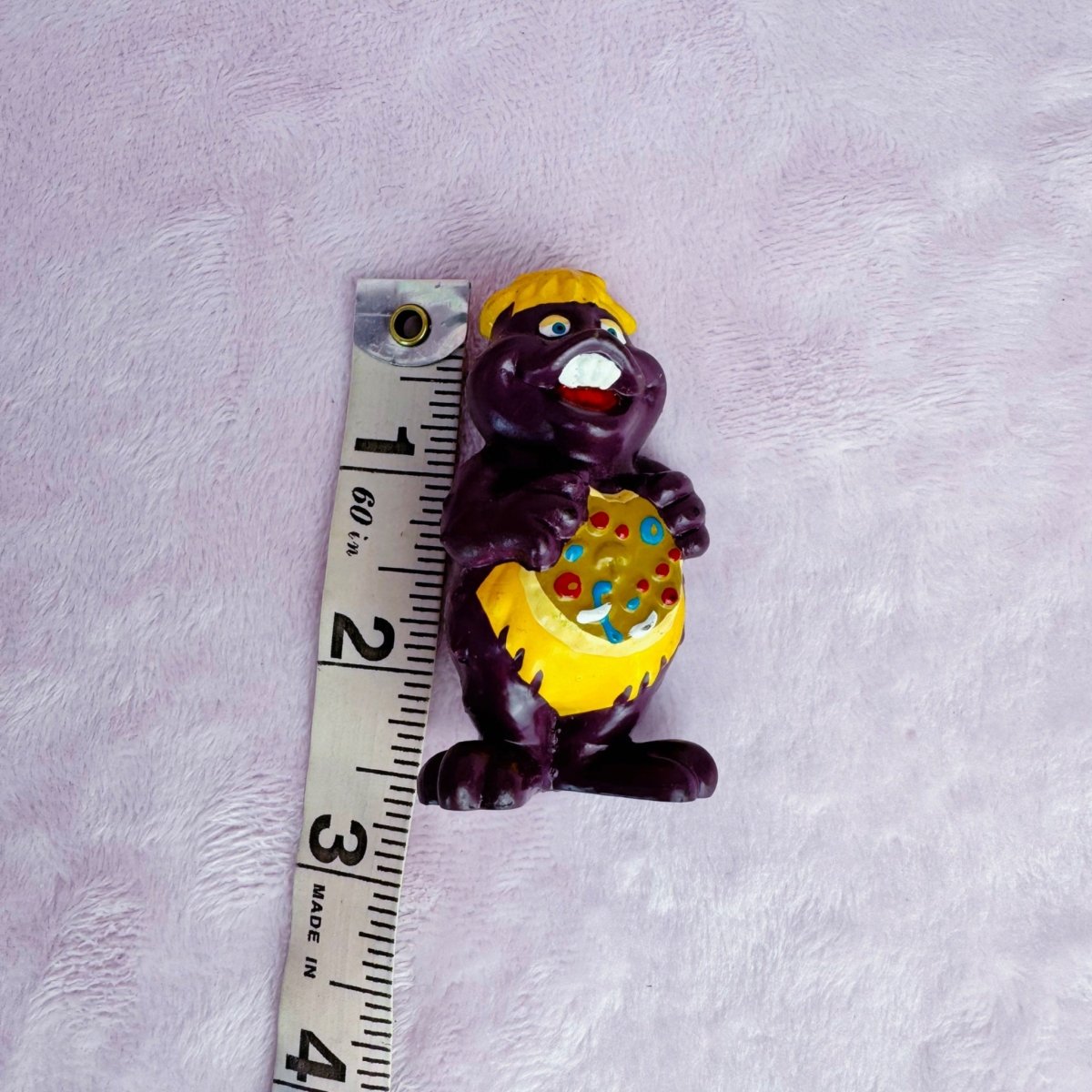 Vintage 90s Chuck E. Cheese Toy Monster - Mr. Munch PVC Figurine - Action Figures & Collectibles - ThrowbackBuys - Starbunnyvintage