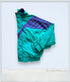 Vintage 90s DASH Windbreaker Jacket (Teal, Purple & Orange) L - Jackets - ThrowbackBuys - ThrowbackBuys