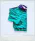 Vintage 90s DASH Windbreaker Jacket (Teal, Purple & Orange) L - Jackets - ThrowbackBuys - ThrowbackBuys