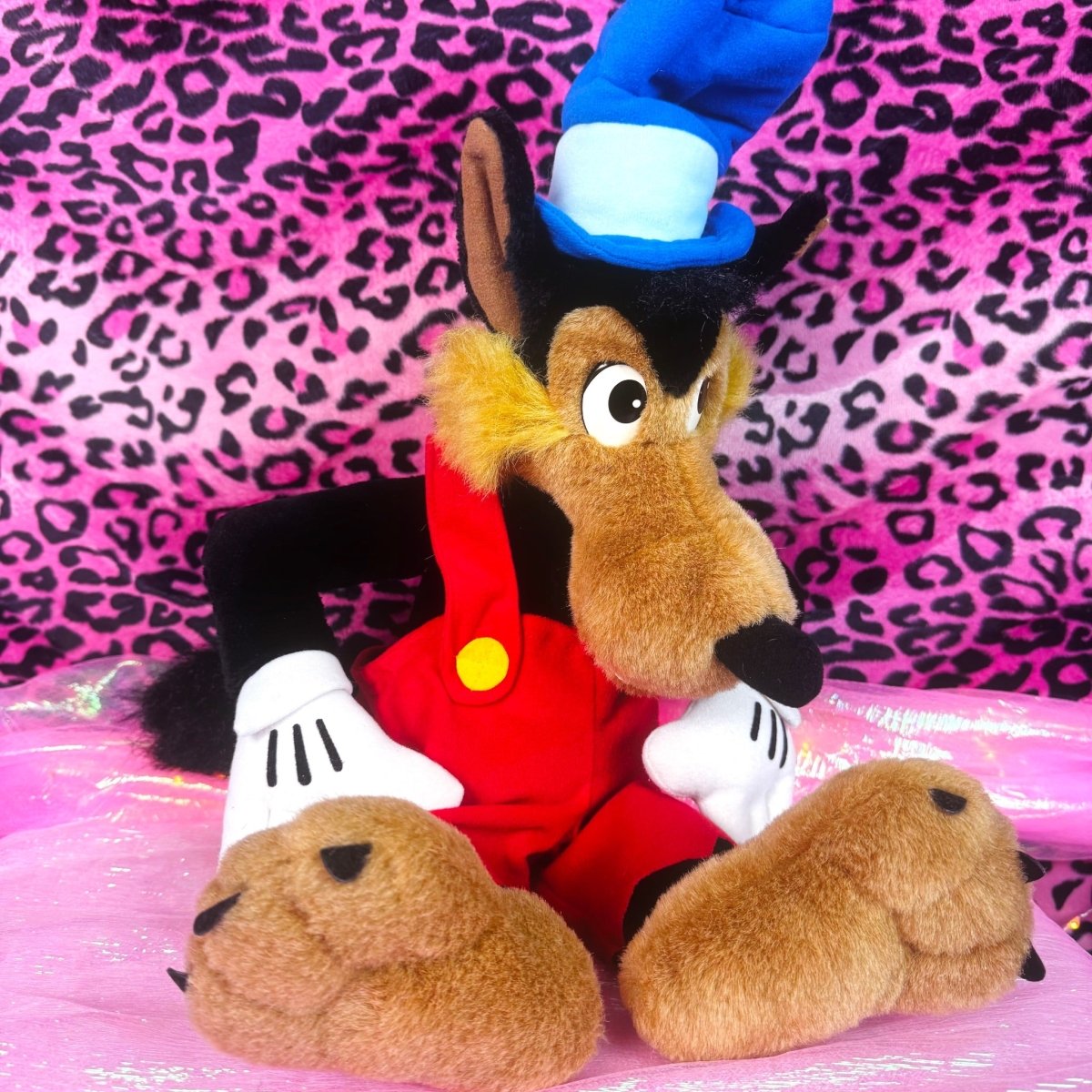 Vintage 90s Disneyland Big Bad Wolf Plush - 22” Disney Toy - Plushies - ThrowbackBuys -Starbunnyvintage