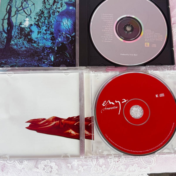 Vintage 90s Enya CD Bundle - Amarantine and Shepherd Moons New Age