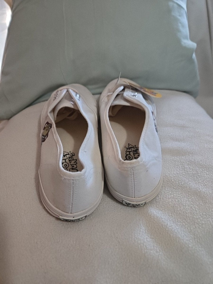 Vintage 90s Looney Tunes Taz NWT Shoes Womens Size 9.5 - Please Read Description - Accessories - ThrowbackBuys - Amanda's Awesome Finds