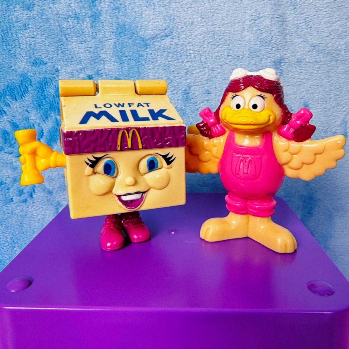 Vintage 90s McDonald’s Toys: Birdie Mascot, Milk Carton Changeables - Collectible Toys - ThrowbackBuys -Starbunnyvintage