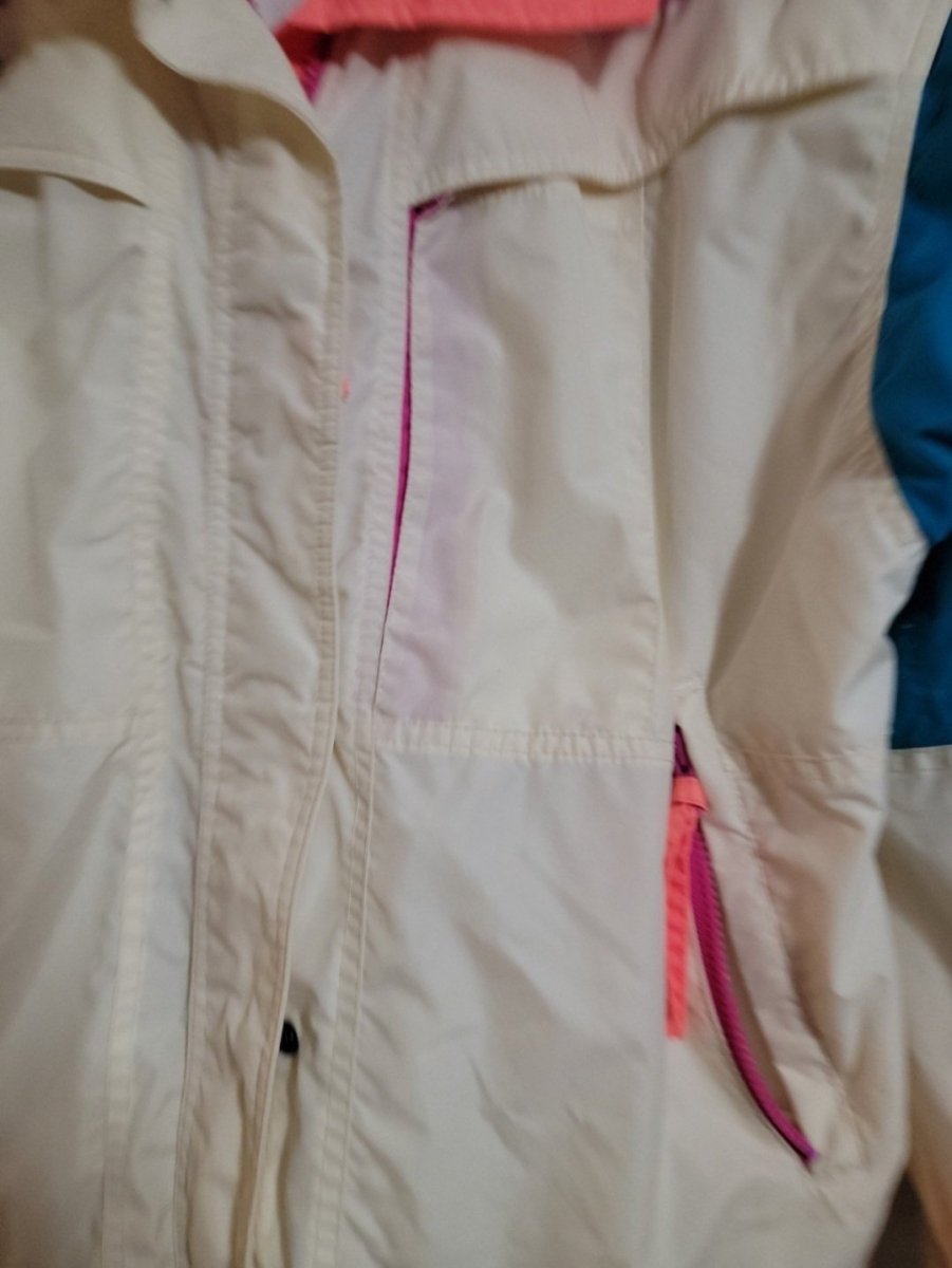 Vintage 90s Neon Columbia Jacket Radial Sleeve Women's Size Medium - Jackets - ThrowbackBuys - Amanda's Awesome Finds