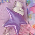 Vintage 90s Teddy Bear Wall Hanging – Plush Bear on Satin Star - Decor - ThrowbackBuys - Starbunnyvintage