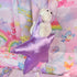 Vintage 90s Teddy Bear Wall Hanging – Plush Bear on Satin Star - Decor - ThrowbackBuys - Starbunnyvintage