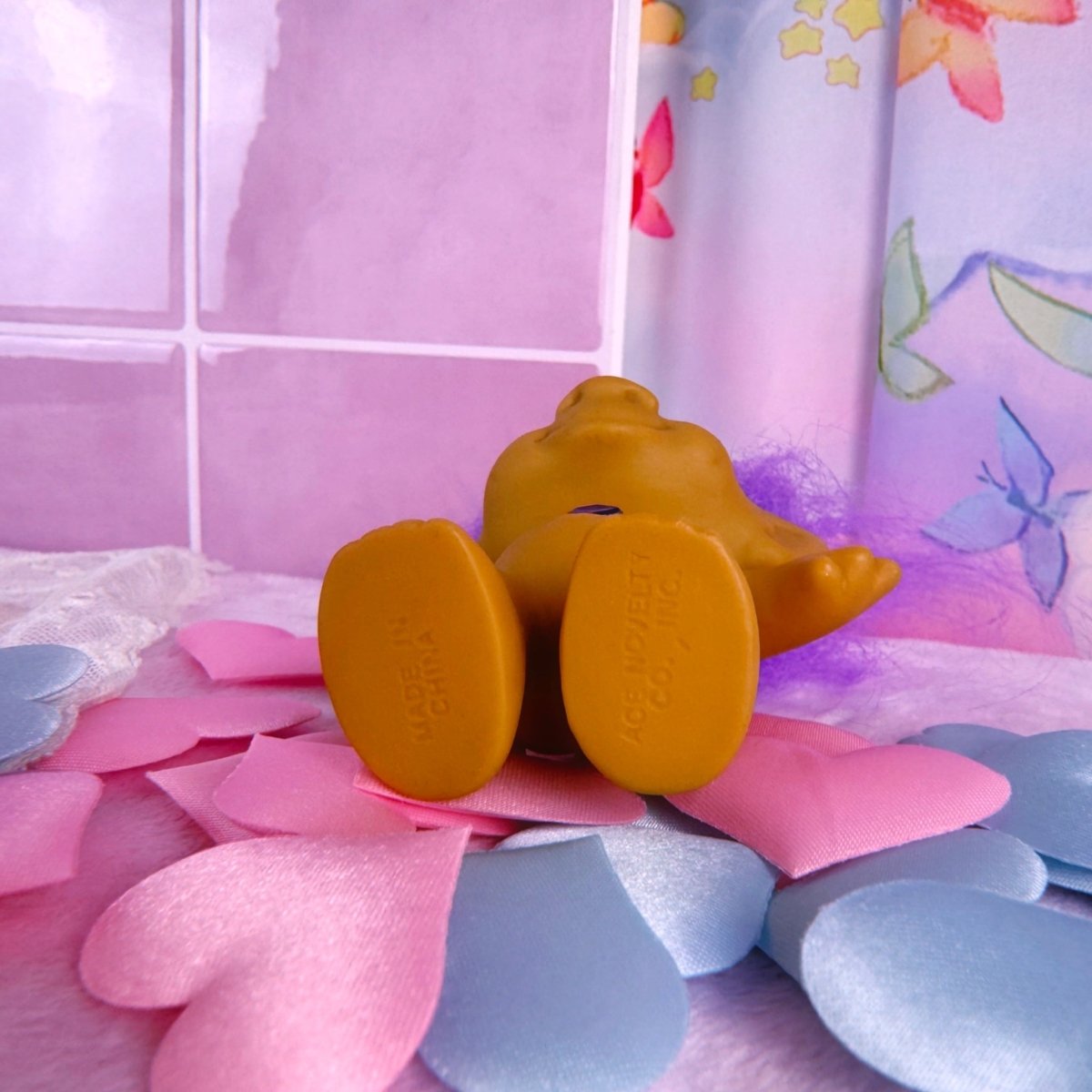 Vintage 90s Troll Doll With Purple Hair and Belly Gem - Action Figures & Collectibles - ThrowbackBuys - Starbunnyvintage