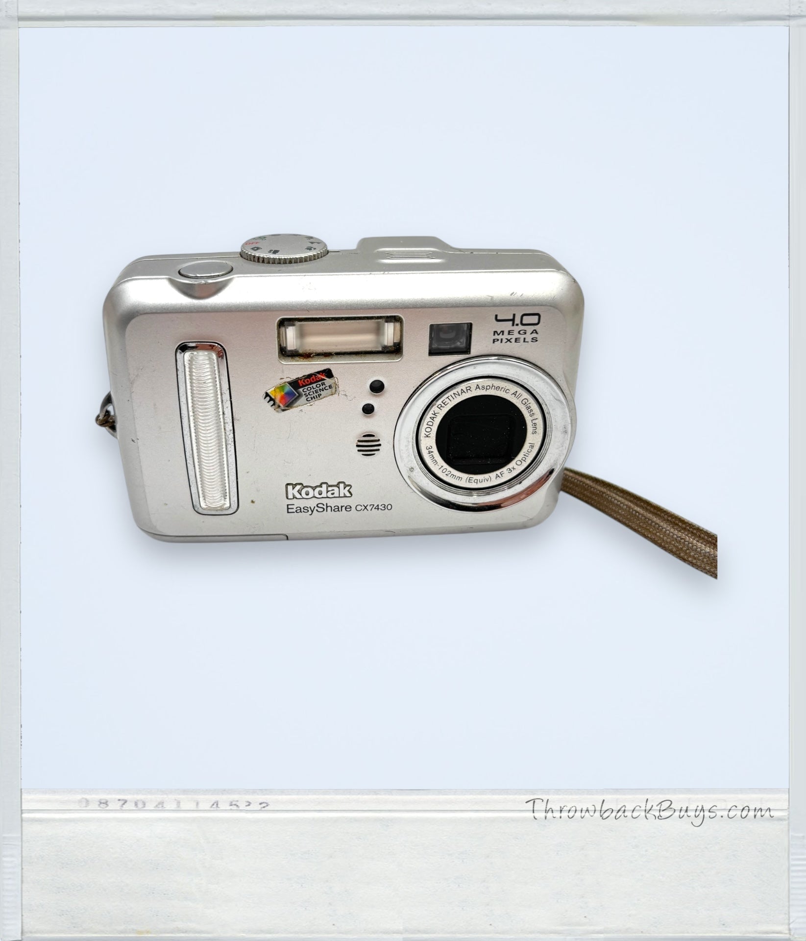 2004 – Kodak EasyShare CX7430 Digital Camera, 4MP Point & Shoot