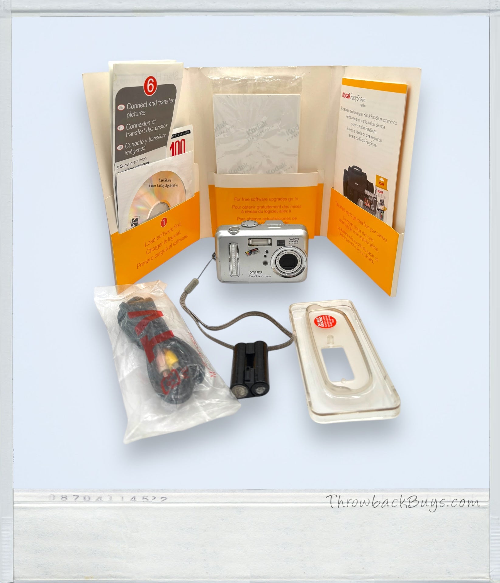 2004 – Kodak EasyShare CX7430 Digital Camera, 4MP Point & Shoot