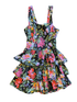 Vintage 'All That Jazz' Floral Dress - Dresses - ThrowbackBuys - Shiznit