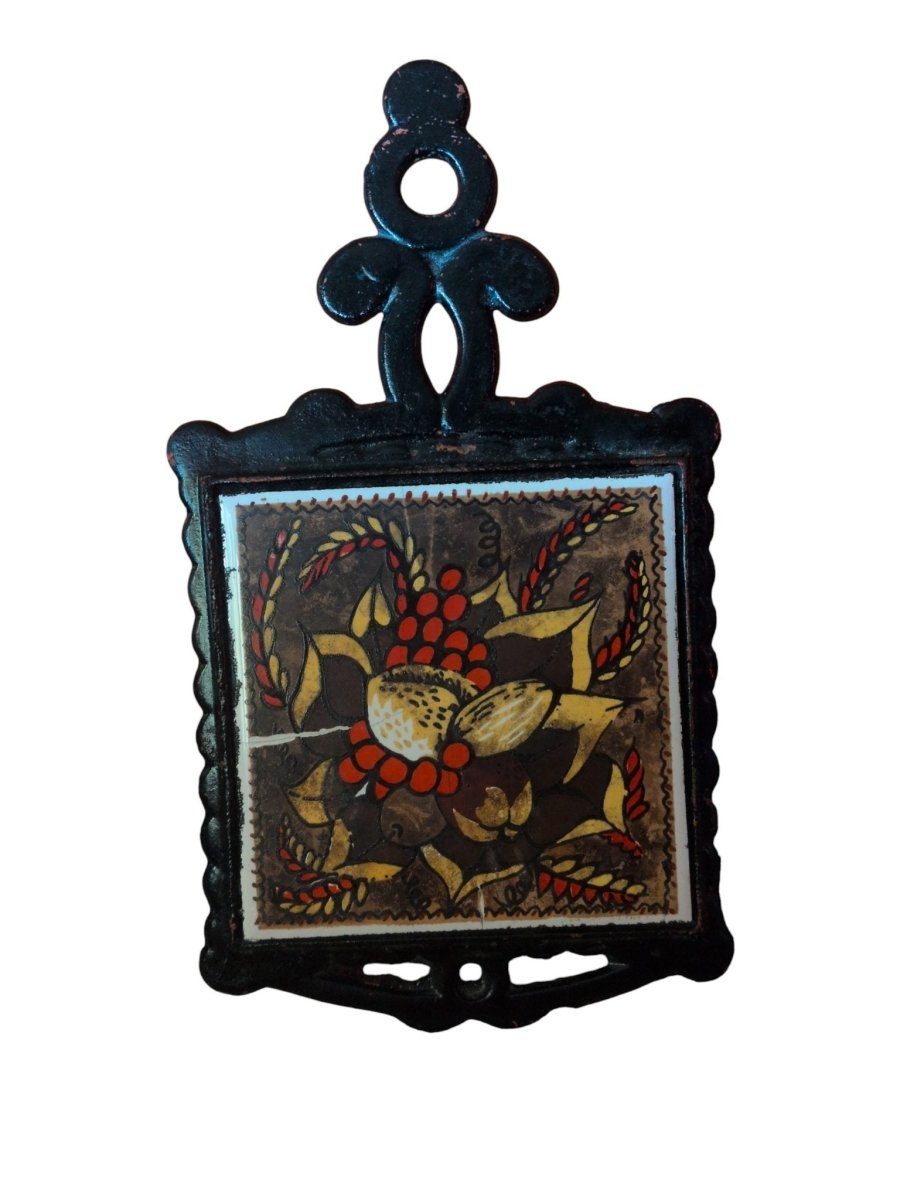 Vintage Autumn Trivet - Decor - ThrowbackBuys -Shiznit