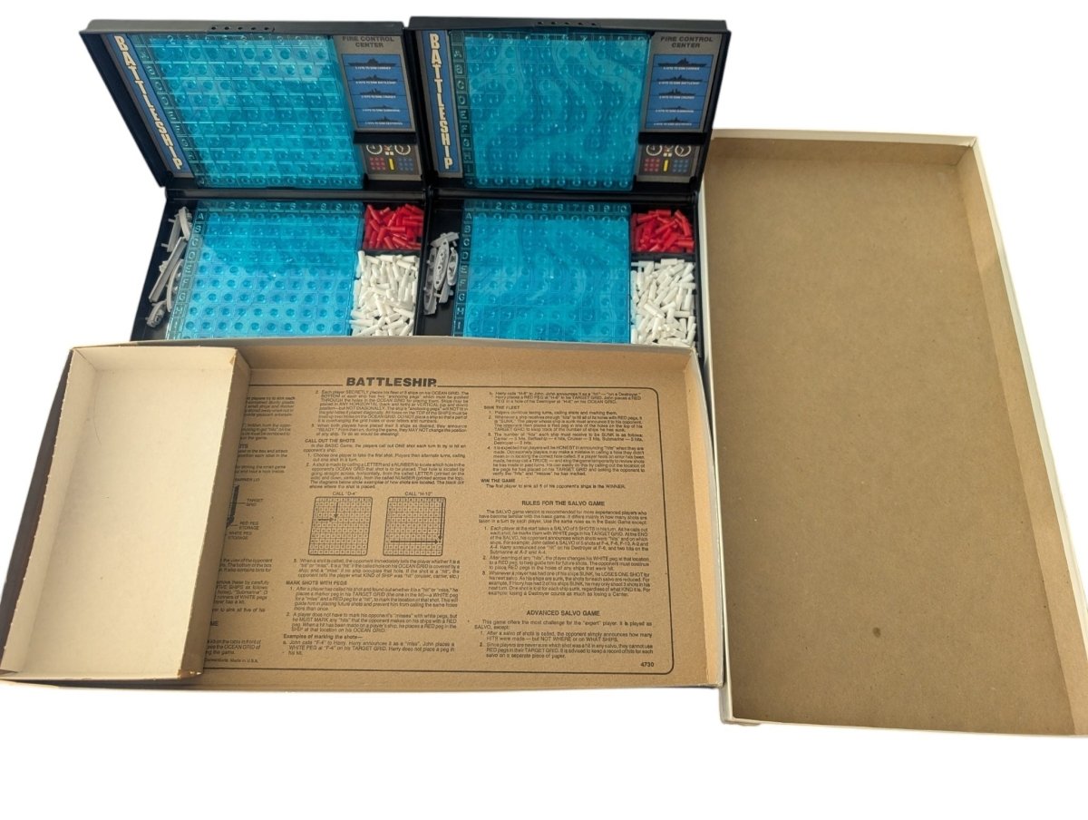 Vintage Battleship Board Game - Complete - Milton Bradley - Board Games - ThrowbackBuys -Slaqr Retro Gaming & Collectibles