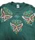 Vintage Bejeweled Green Butterfly Sweatshirt - Sweatshirts - ThrowbackBuys - Shiznit