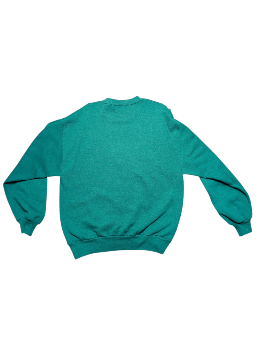 Vintage Bejeweled Green Butterfly Sweatshirt - Sweatshirts - ThrowbackBuys - Shiznit
