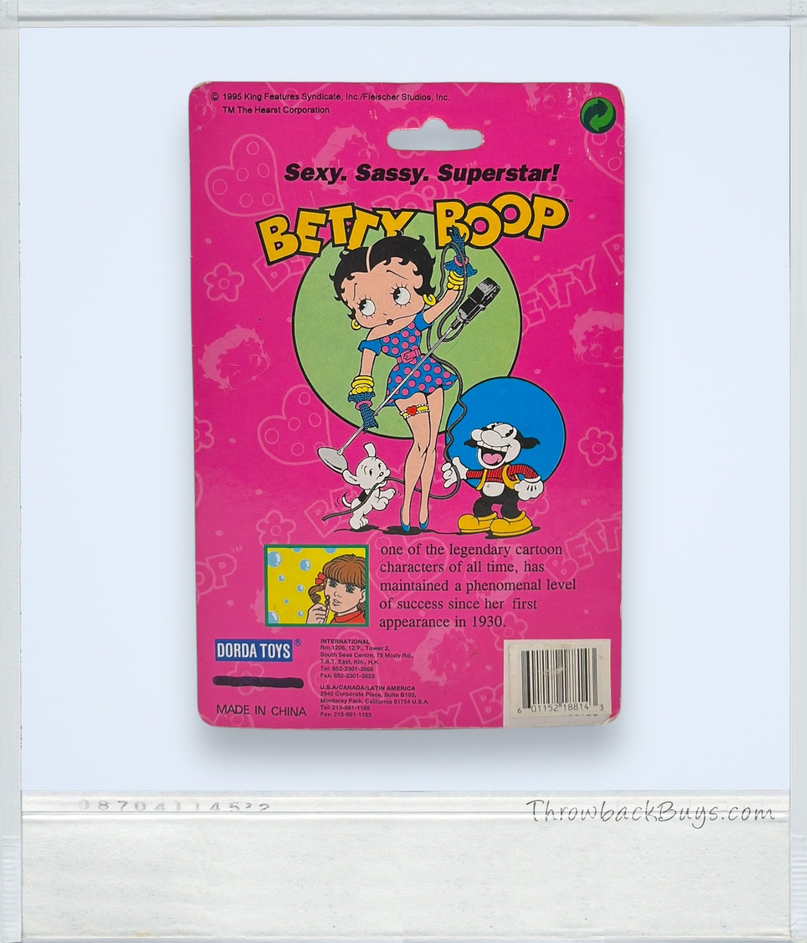 1995 - Dorda Toys: Betty Boop Bubble Buddies