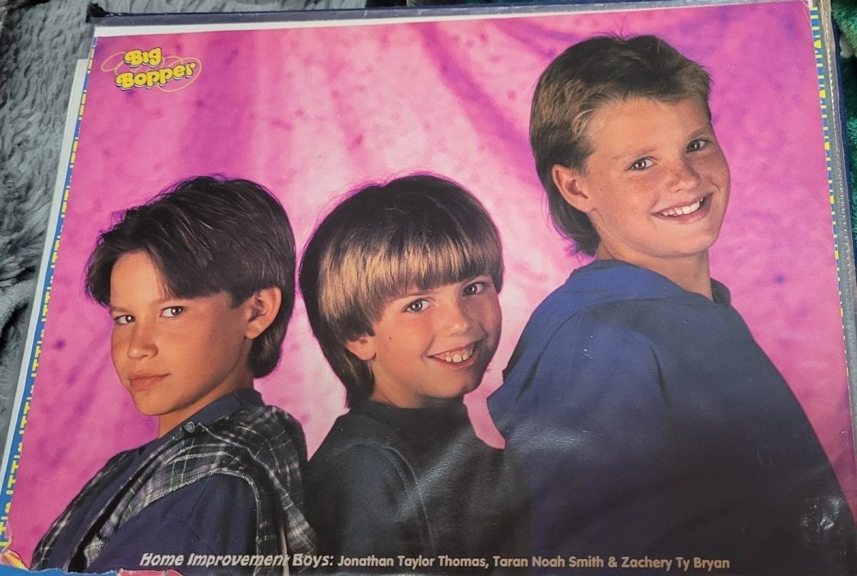 VINTAGE BIG BOPPER pinup young Home Improvement Boys - Jonathan, Zachary, Taran - Posters - ThrowbackBuys - unboxingmemories
