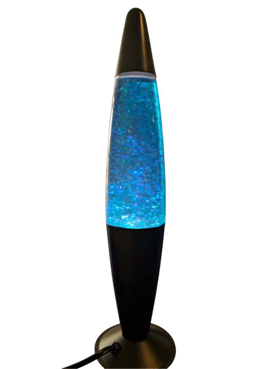 Vintage Blue Glitter Motion Lava Lamp - 16" - Tested/Works - Lighting - ThrowbackBuys - Slaqr Retro Gaming & Collectibles