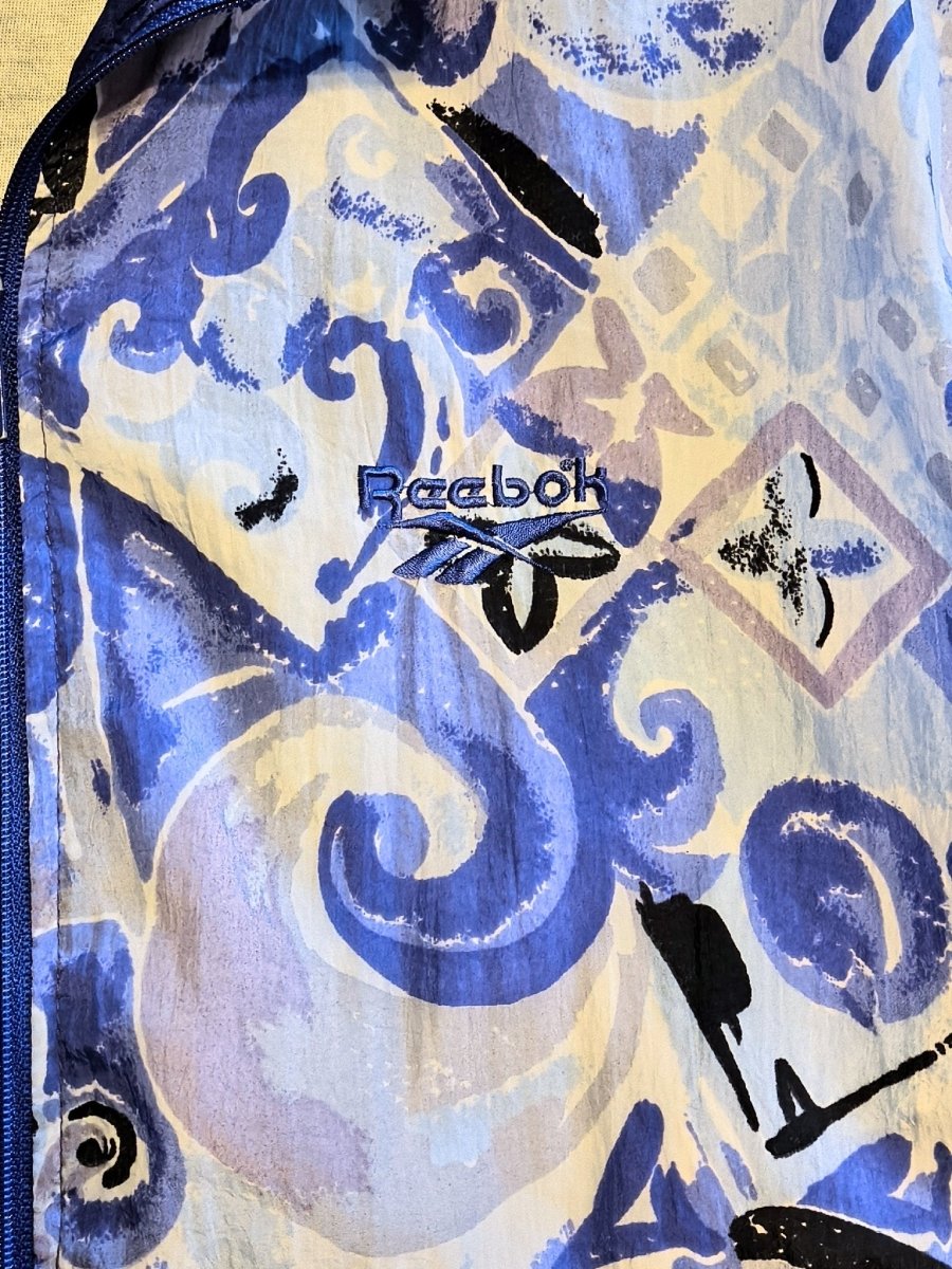 Vintage Blue Reebok Windbreaker - Jackets - ThrowbackBuys - Shiznit