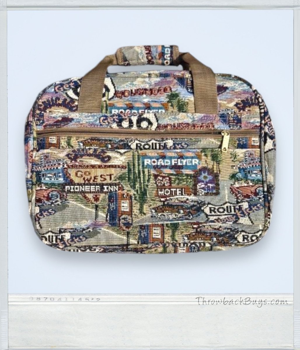 Vintage - Bon Voyage Paris Travelers Bag - Bag - ThrowbackBuys - DollSauceVintage