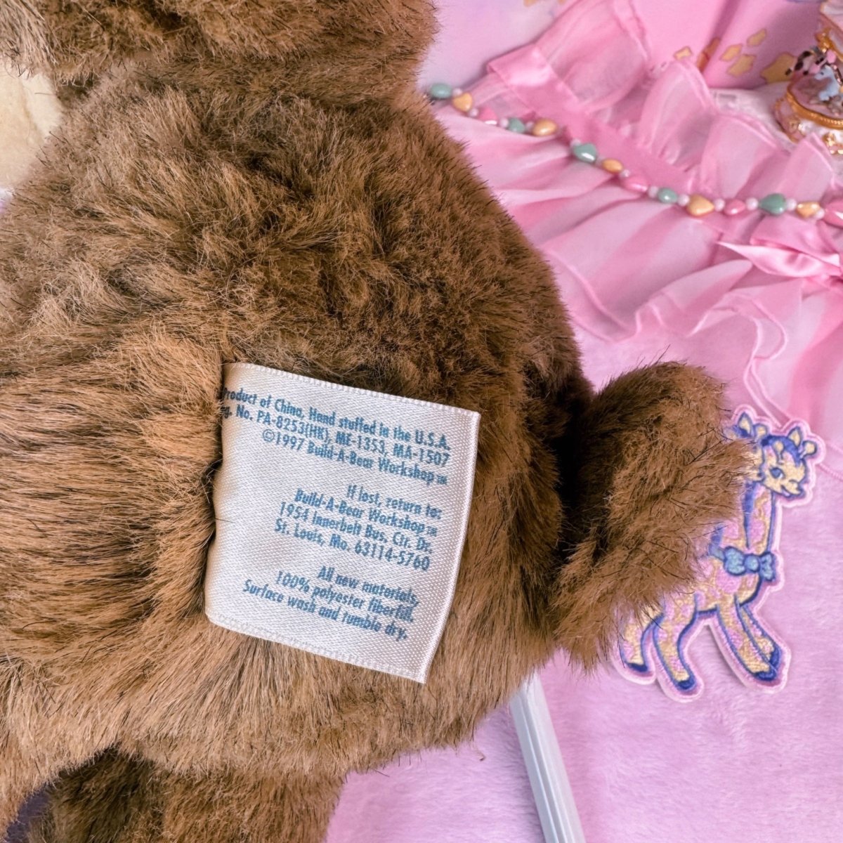 Vintage Build a Bear Plush Bearemy – 1997 Retired Mascot - Plushies - ThrowbackBuys - Starbunnyvintage