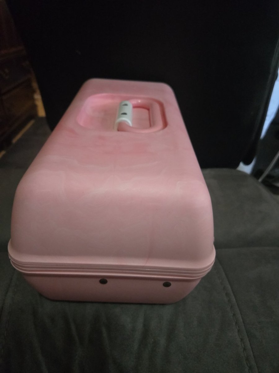 Vintage Caboodles of California Makeup Case 3 Tier w/ Mirror - Accessories - ThrowbackBuys - Amanda's Awesome Finds