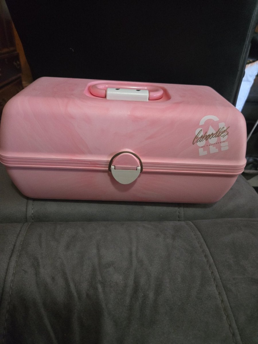 Vintage Caboodles of California Makeup Case 3 Tier w/ Mirror - Accessories - ThrowbackBuys - Amanda's Awesome Finds