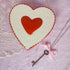 Vintage Ceramic Heart Trinket Box - Red and White 1980s Valentine - Decor - ThrowbackBuys - Starbunnyvintage