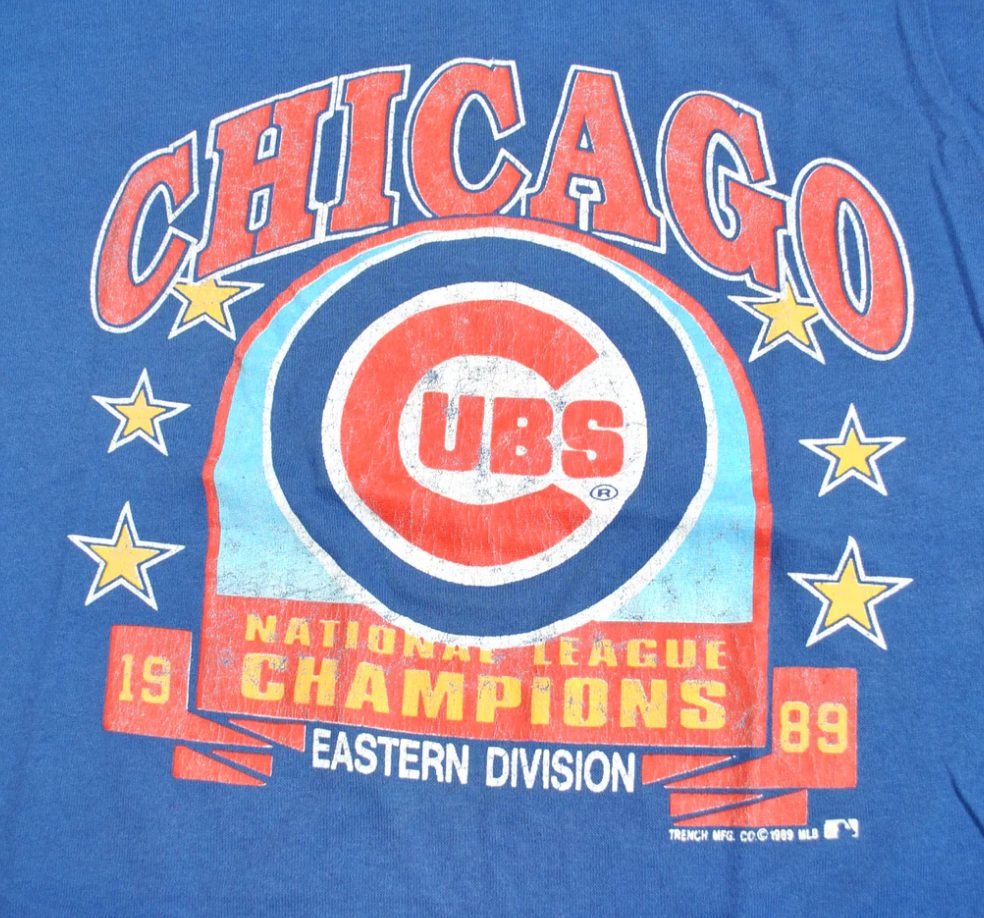 Vintage Chicago Cubs 1989 Shirt Size Medium - T-Shirts - ThrowbackBuys -Yesterday's Attic