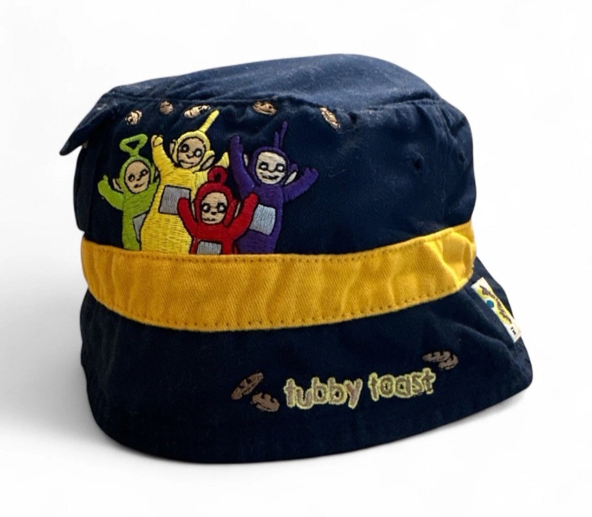 Vintage Childs Teletubbies Tubby Toast Bucket Hat 1999 - Accessories - ThrowbackBuys - Abunnysvintageco