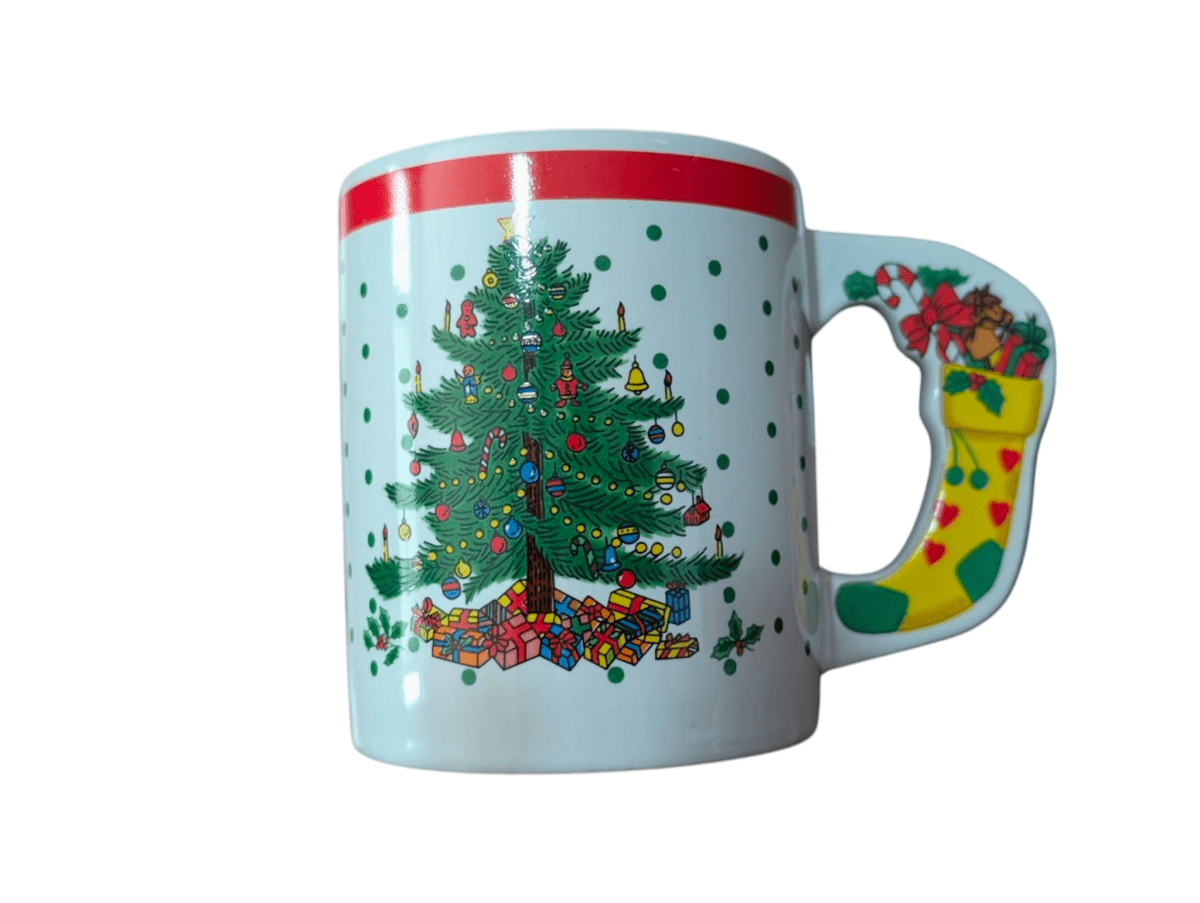 Vintage Christmas Tree Coffee Mug - Collectible Cups - ThrowbackBuys - Shiznit