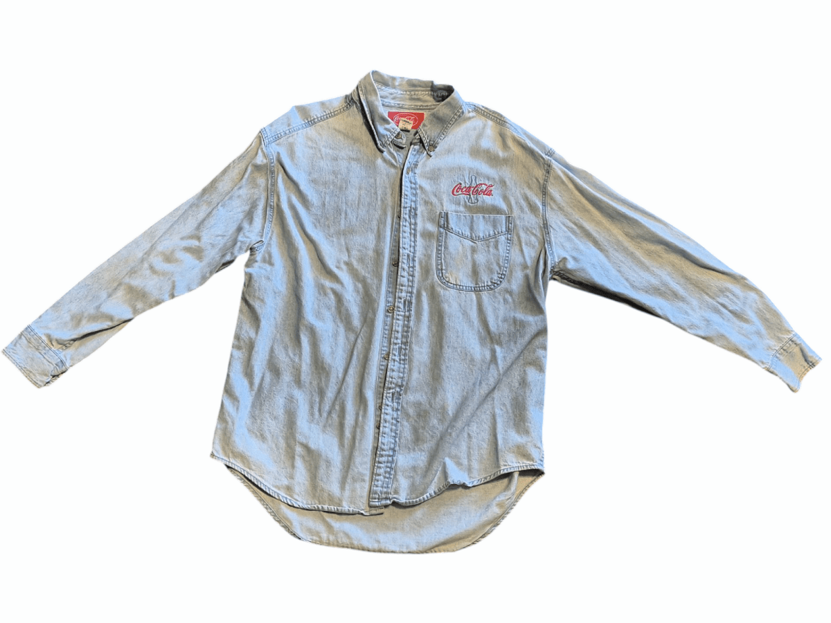 Vintage Coca - Cola Button Up - Jackets - ThrowbackBuys - Shiznit
