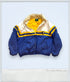 Vintage CR Club Windbreaker Jacket (Navy, Yellow & Cream) XL - Jackets - ThrowbackBuys - ThrowbackBuys