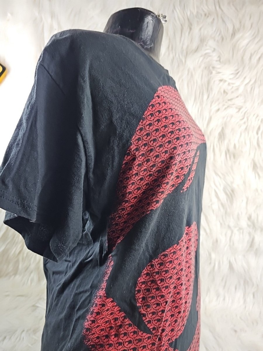 Vintage Delta Thunder Cats T shirt Black Bigger Logo size Medium - T-Shirts - ThrowbackBuys - The Thrifty Gypsyy Shop