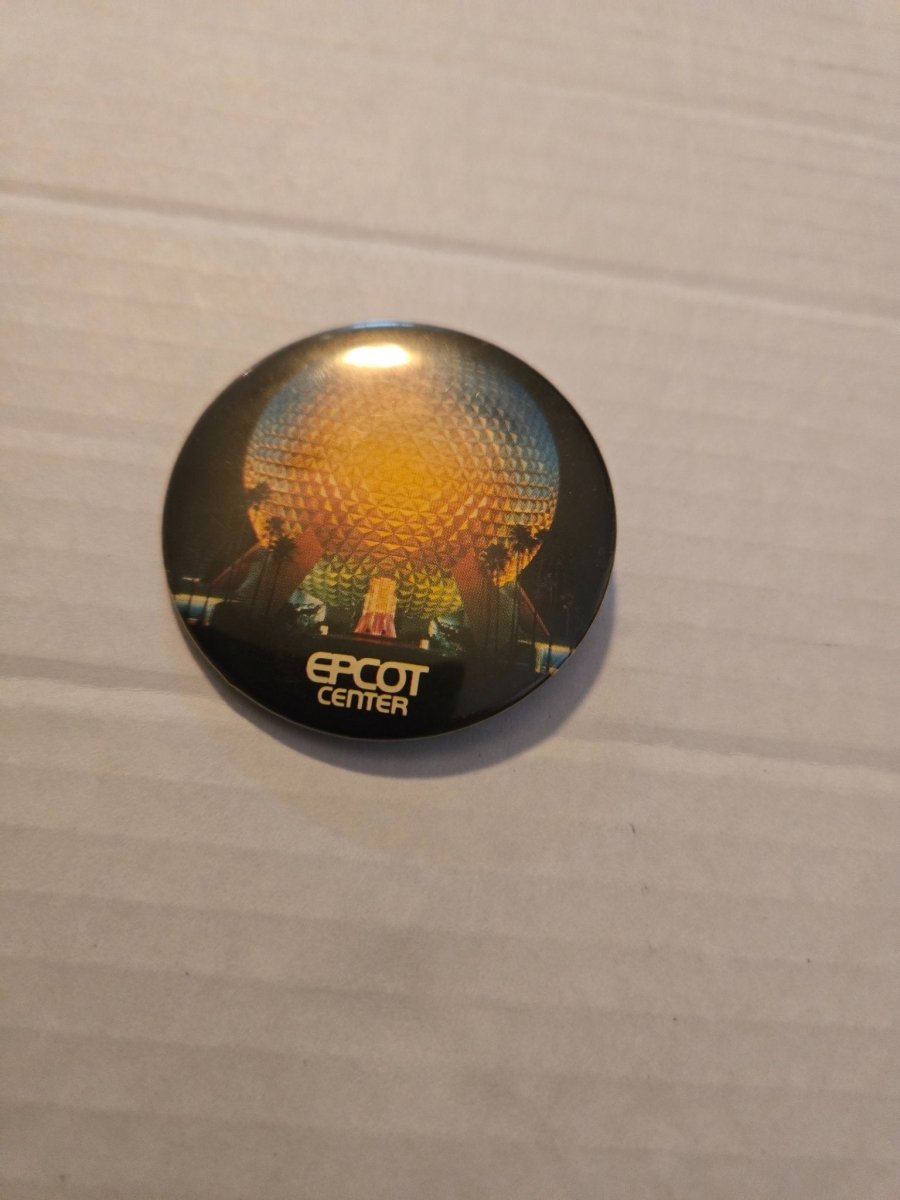 Vintage Disney Epcot Center Pinback Button 1982 - Pins - ThrowbackBuys - Amanda's Awesome Finds
