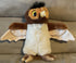 Vintage Disney Winnie The Pooh Owl 10” Plush Stuffed Toy Faux Leather Nose Feet - Plushies - ThrowbackBuys -Just_in_collections