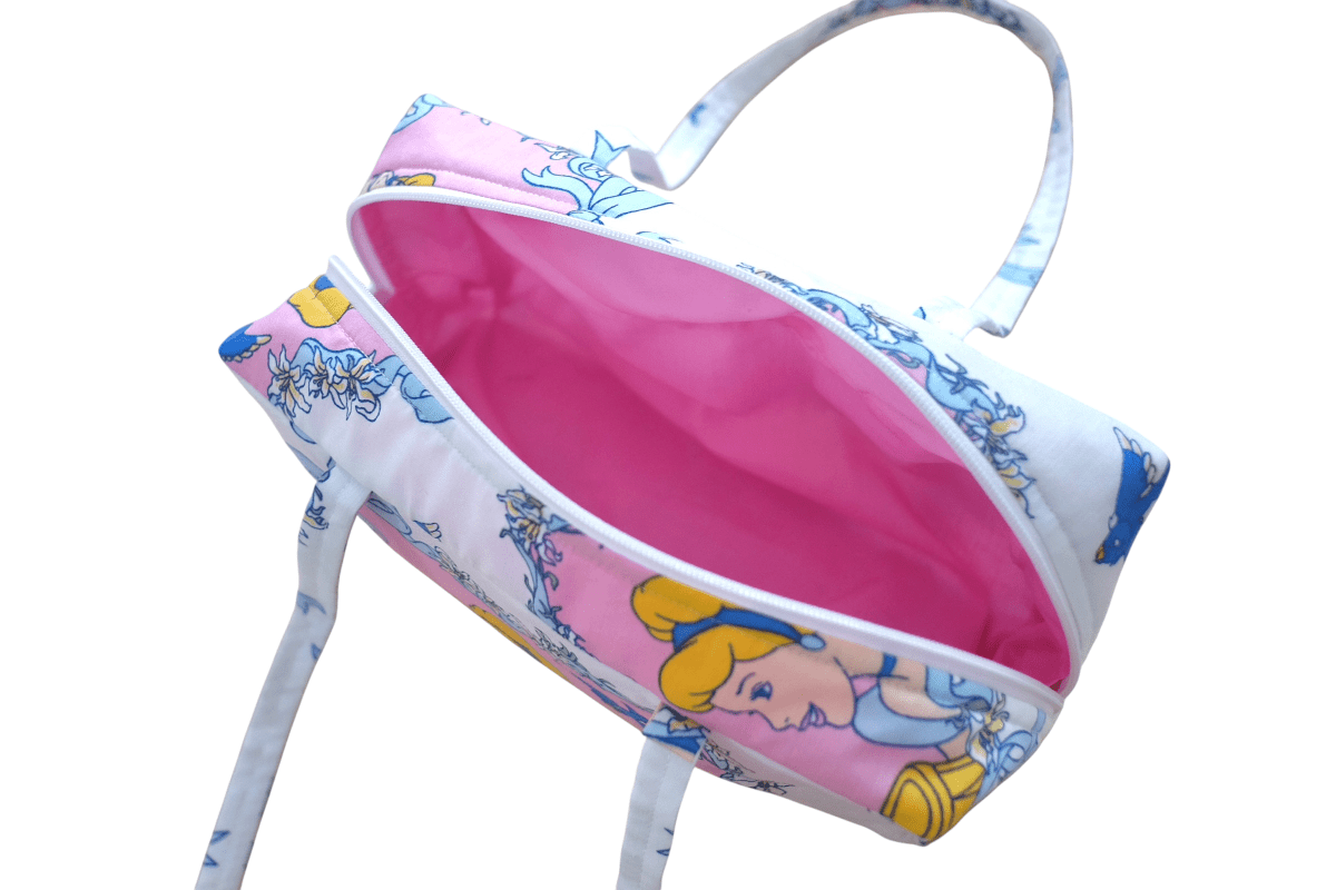 Vintage – Disney's Cinderella: Barrel Bag - RARE - Handbags - ThrowbackBuys - RopeDropDesign