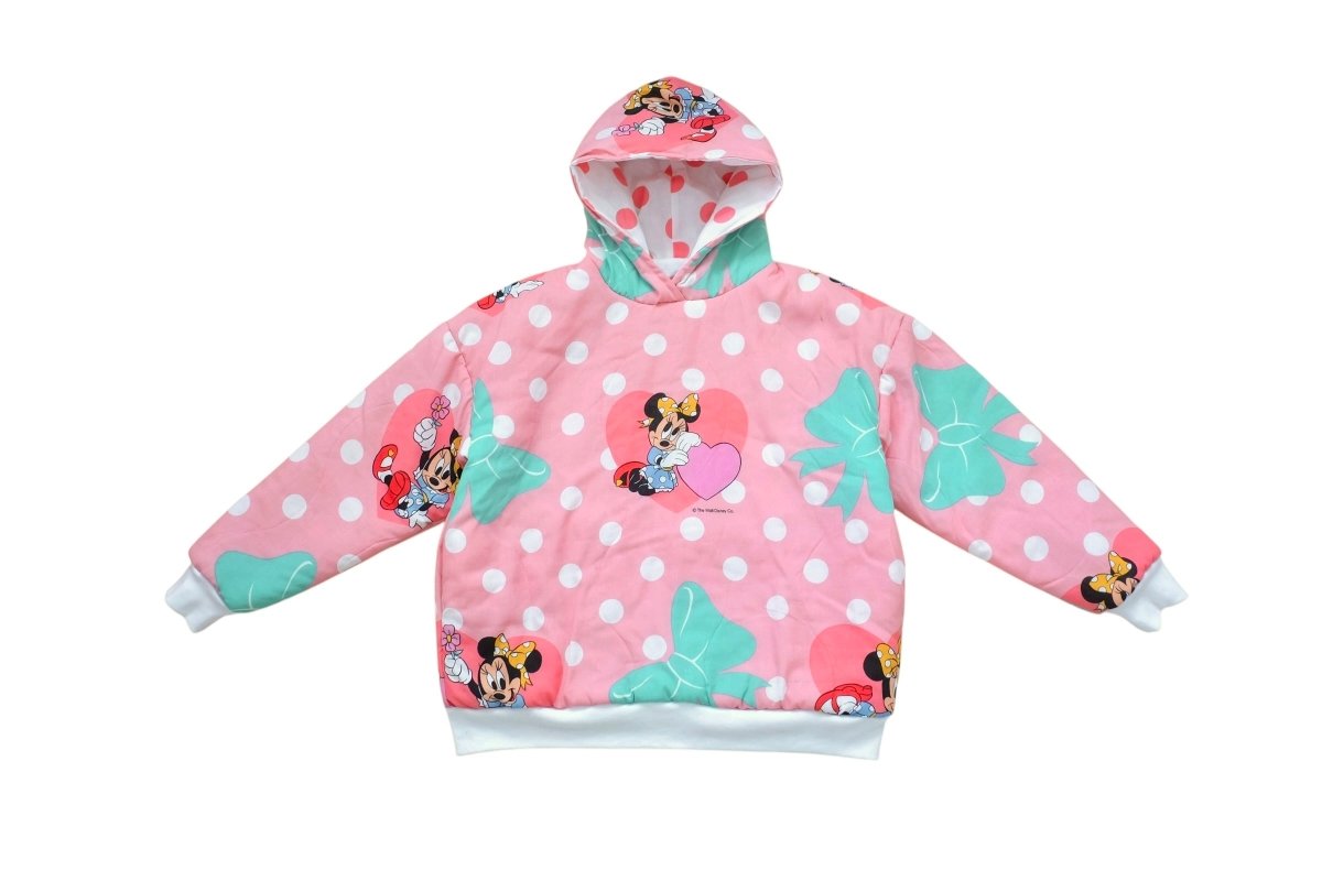Vintage – Disney's Minnie Mouse: Women's Reversible Hoodie – XL - RARE - Hoodies - ThrowbackBuys - RopeDropDesign