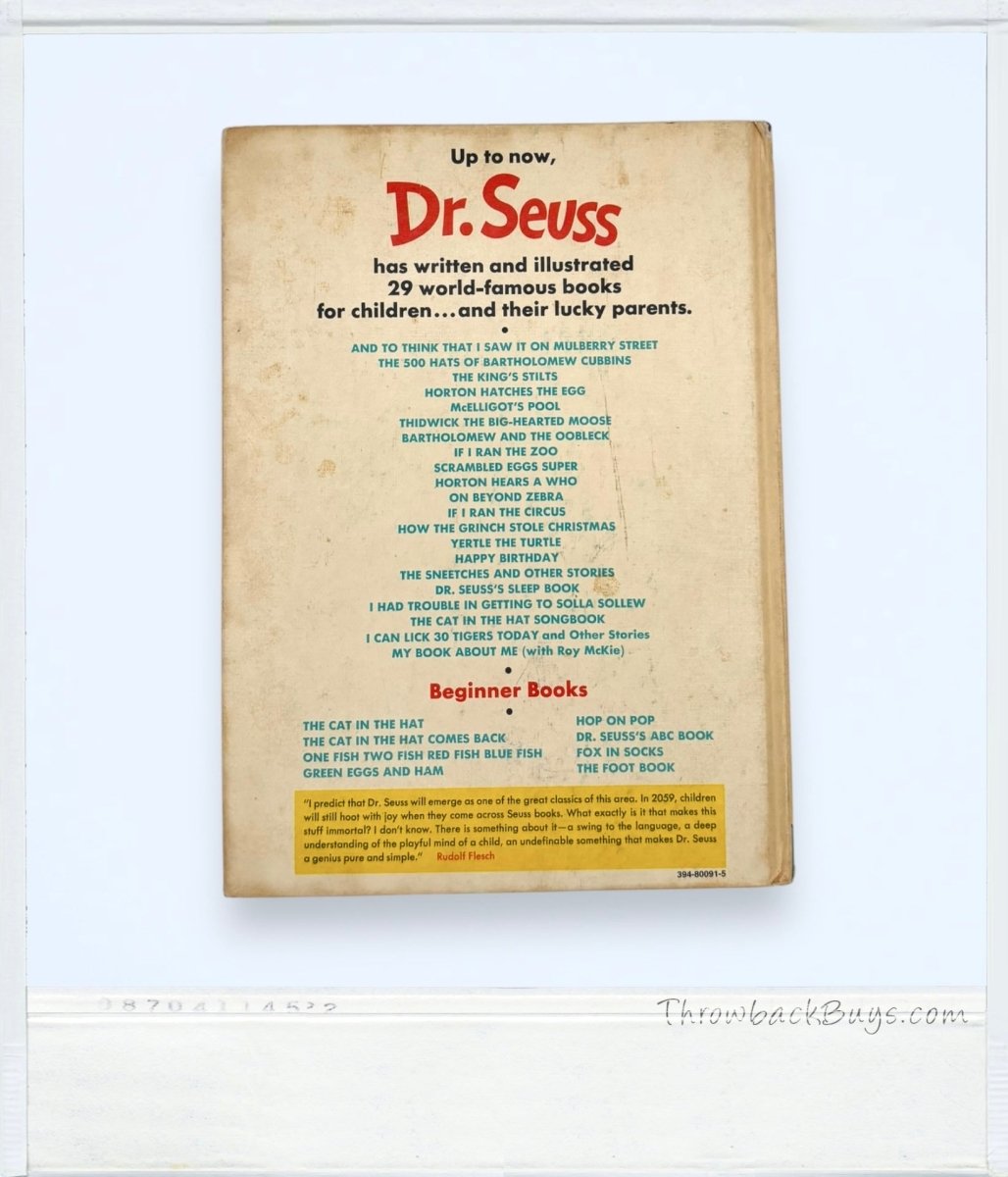 Vintage - Dr. Seuss's Sleep Book - Books - ThrowbackBuys - ThrowbackBuys